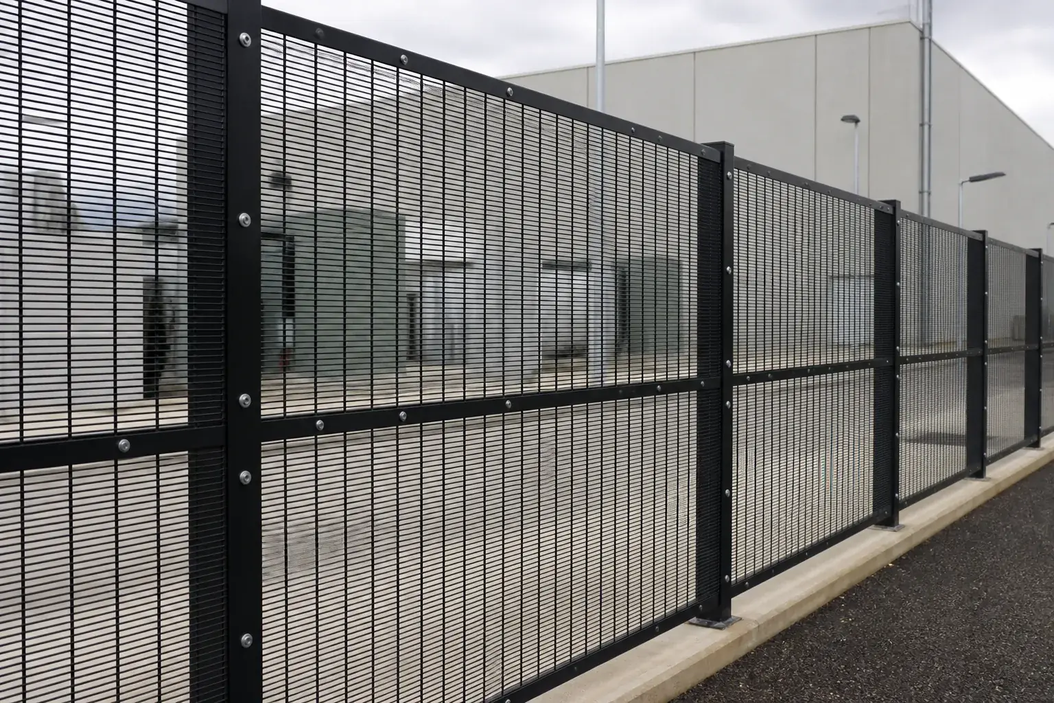 cerca de alta seguridad para perímetro industrial exterior
